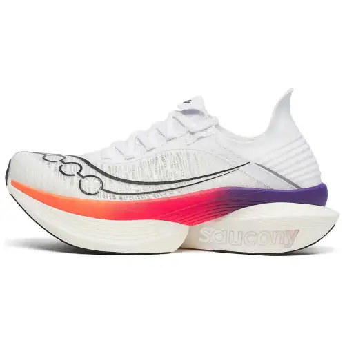Saucony Endorphin Elite 2 White ViZiRed