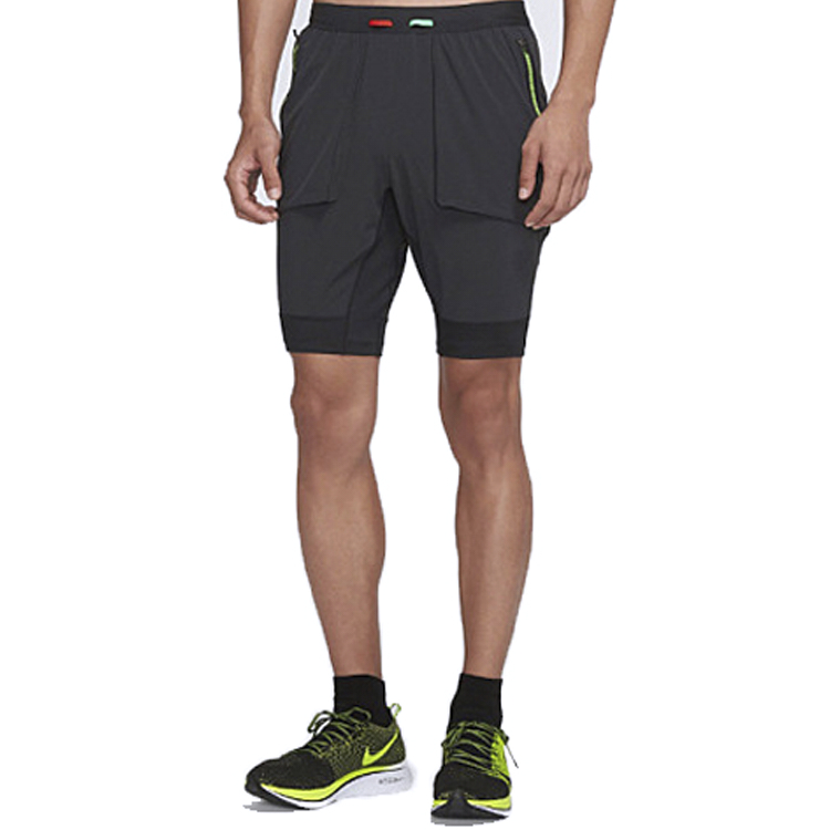 Мужские шорты Nike Hybrid (черные) — фото 4