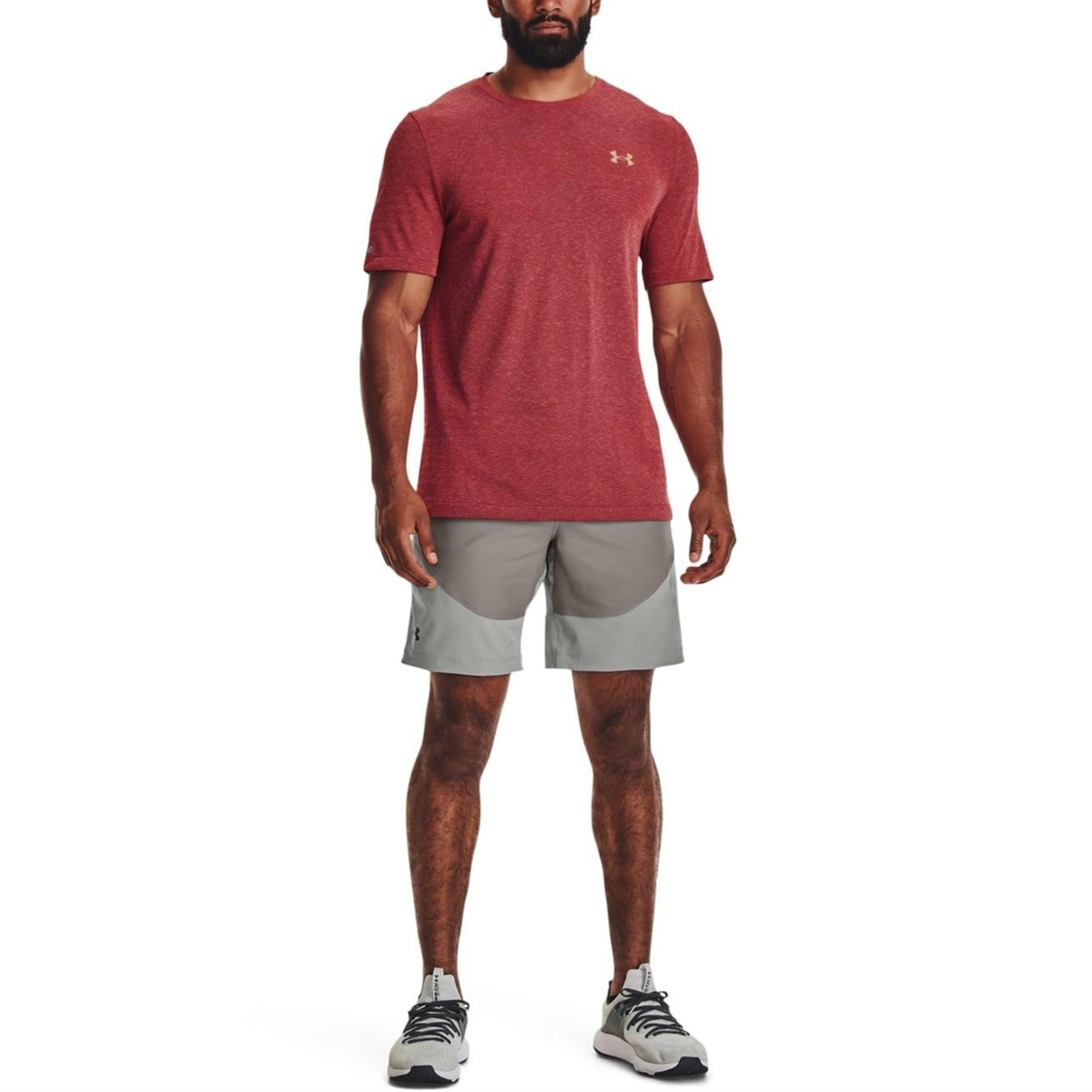 Under Armour UNSTOPPABLE Hybrid Sports Shorts Men’s Light Gray