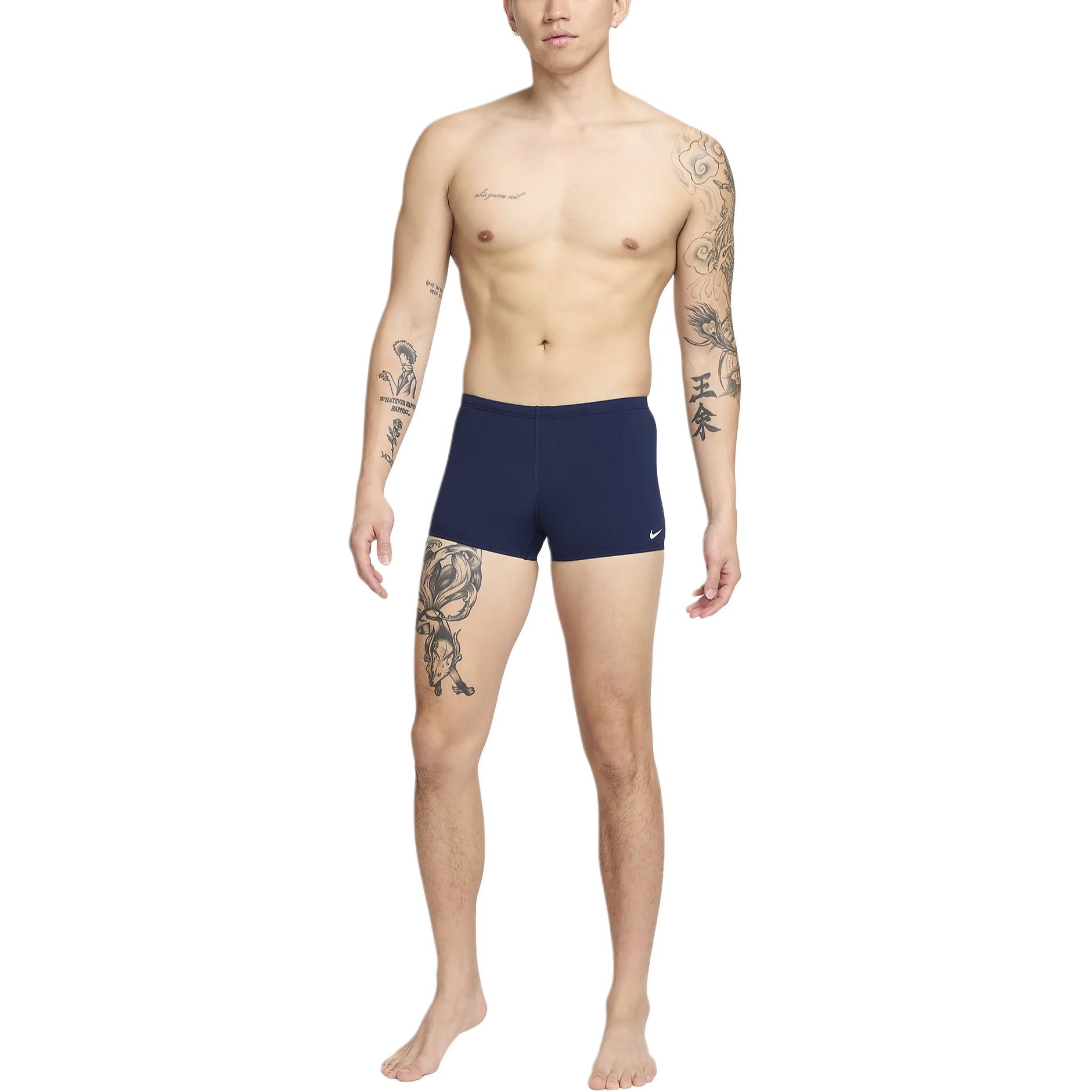 Nike Swim Men’s Square Leg Jammer Swimsuit Swimming Shorts Men’s Marine Blue