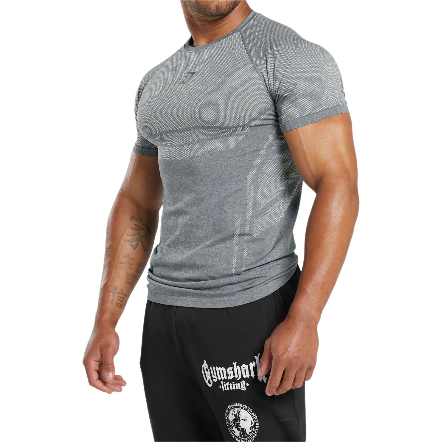 GYMSHARK Workout Clothing Men’s Light Gray