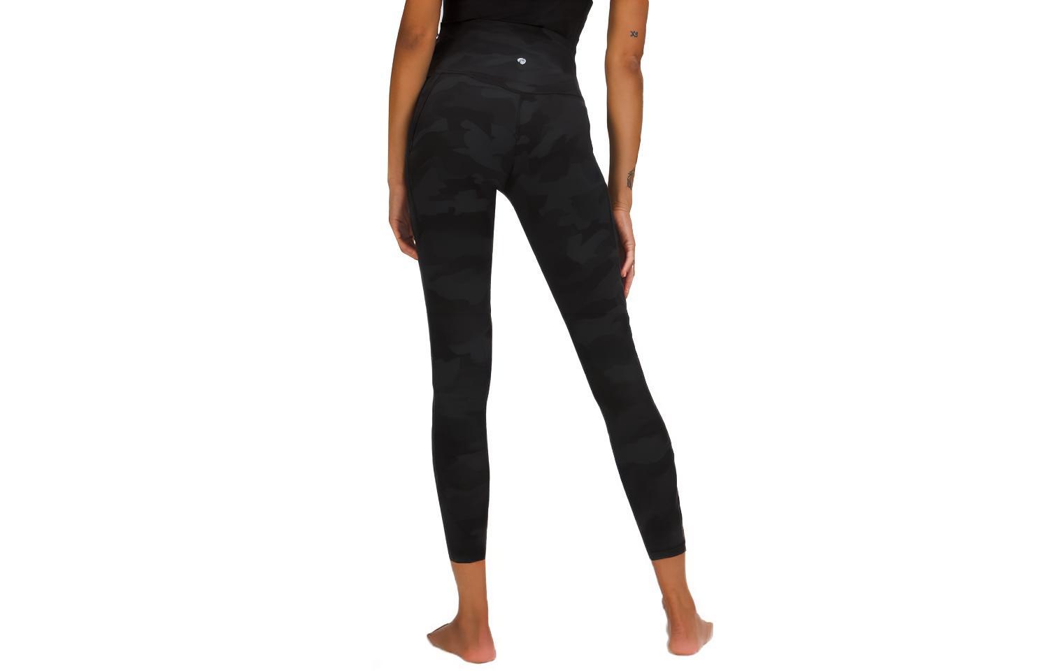 Lululemon Align Workout Pants Women’s Camouflage Deep Carbon Multicolor