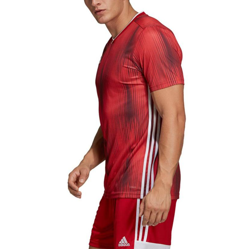 Adidas Soccer Jerseys Men’s Red Moderate Straight Fit