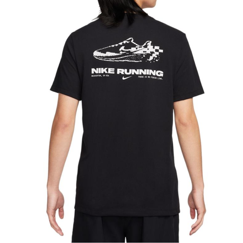 Nike Dri FIT Running T Shirt Men’s Black