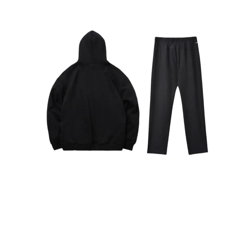 Li Ning Fleece Lined Thermal Loose Fit Hooded Pullover Casual Sportswear Unisex