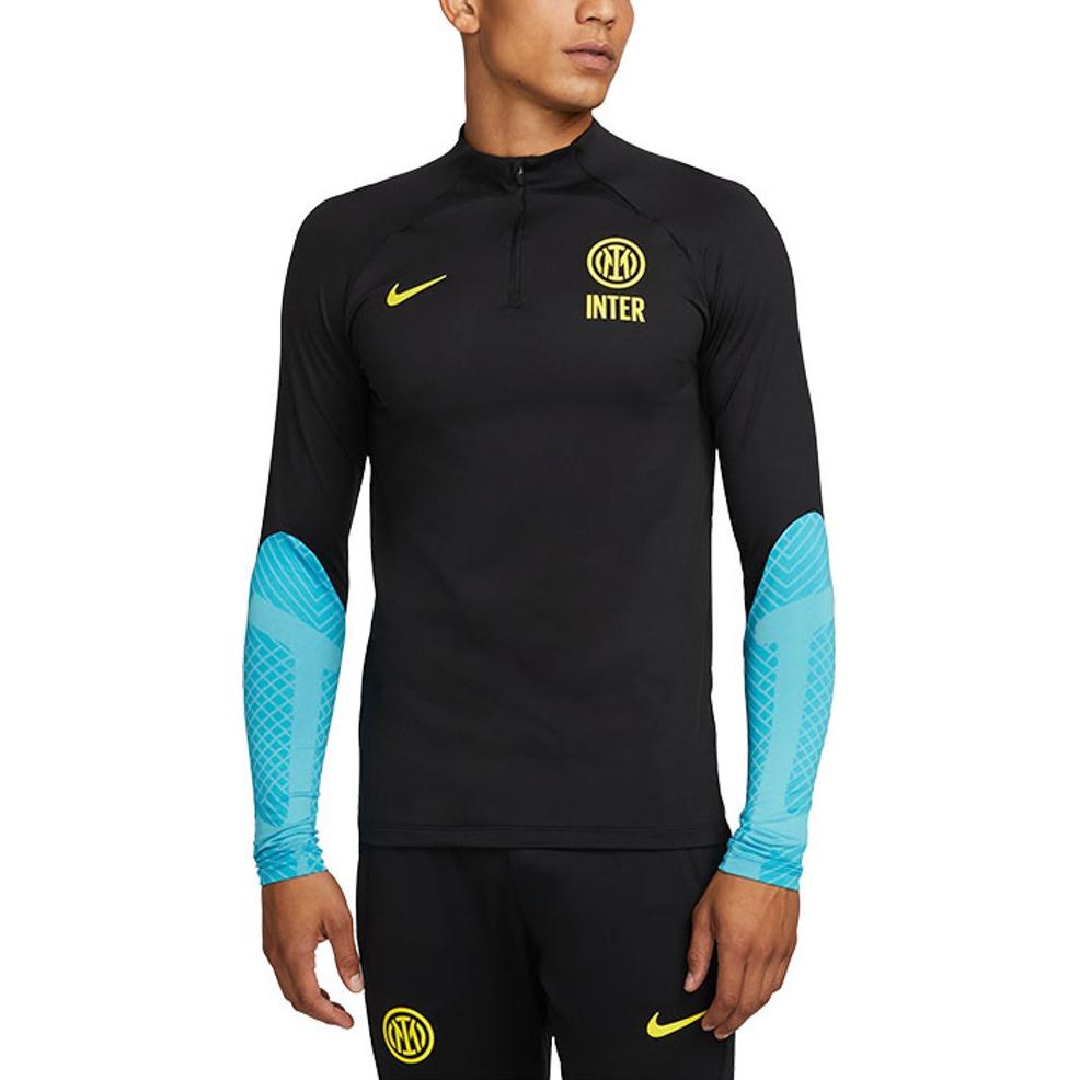 Nike Inter Milan Strike Drill Top Soccer Jersey Men’s Black/Yellow