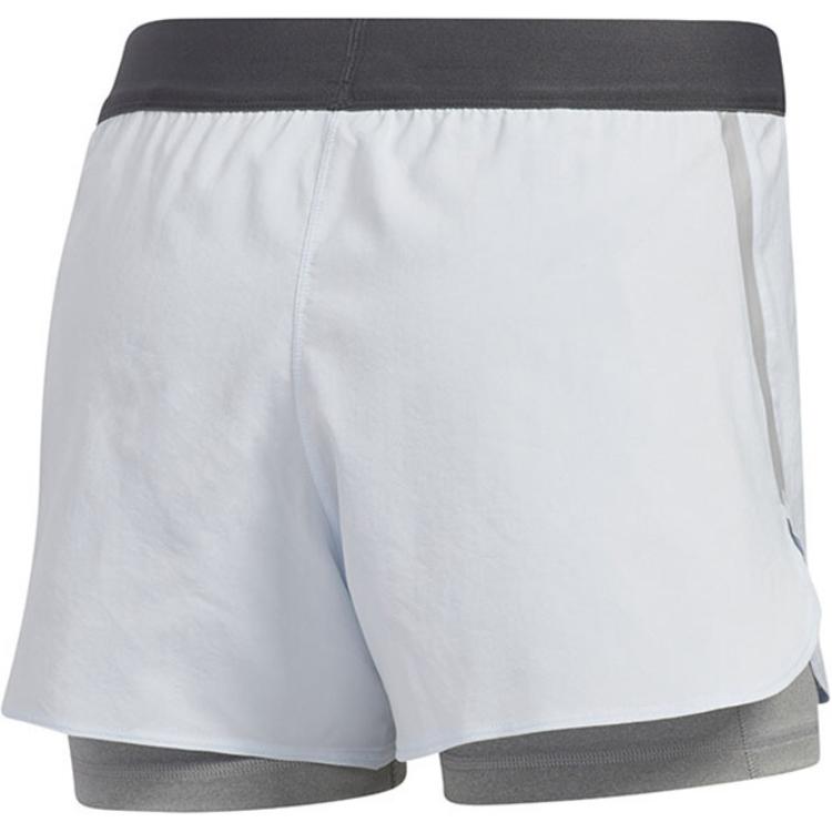 Женские шорты adidas Ask 2in1 Short (светло-серый) — фото 2