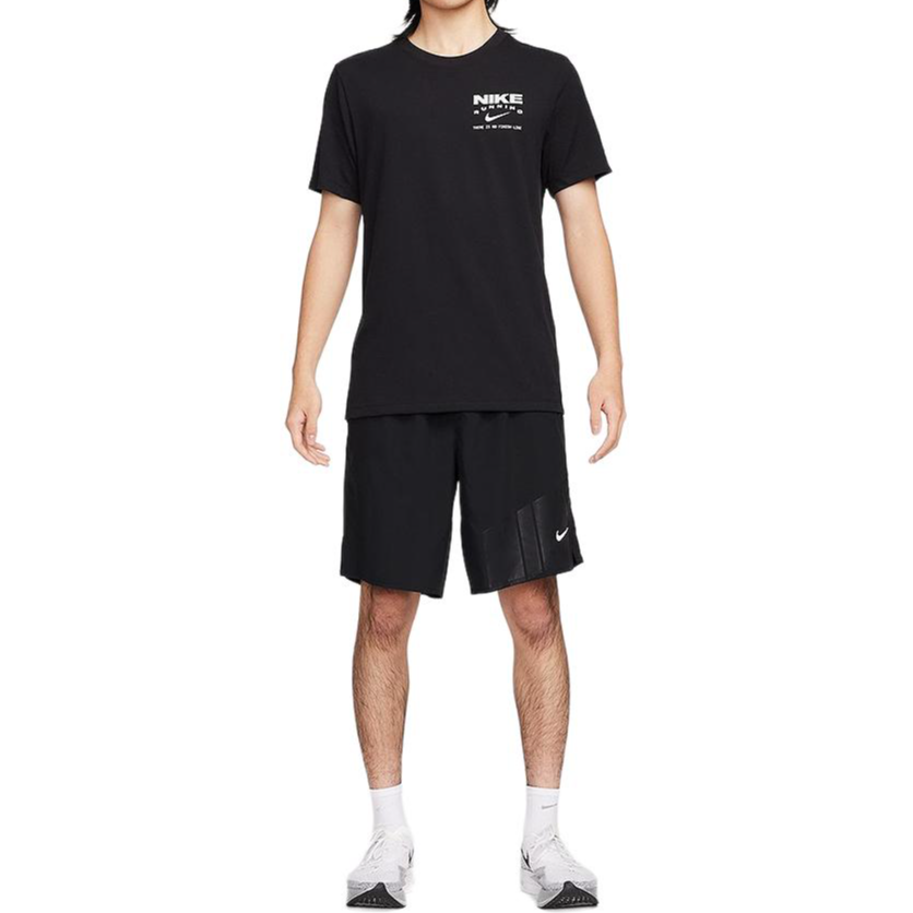 Nike Dri FIT Running T Shirt Men’s Black