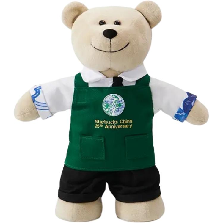 Starbucks Серия, посвященная 25-летию Starbucks стиль Кукла Медведь-Менеджер плюшевые Кукольная труба высокая