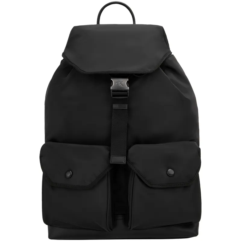 CALVIN KLEIN Fabric Backpack Large Men's Space Black