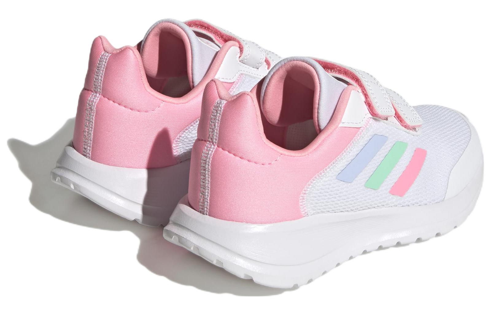 Детские кроссовки adidas TENSAUR (бело-розовые) — Белыйрозовый — фото 4
