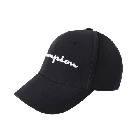 Champion Fabric Baseball Caps Unisex Black