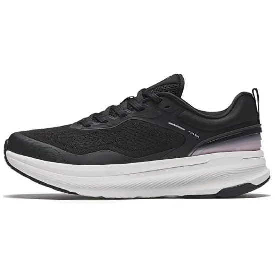 ANTA Running Shoes Women's Low-Top Basic Black/Healing Pink