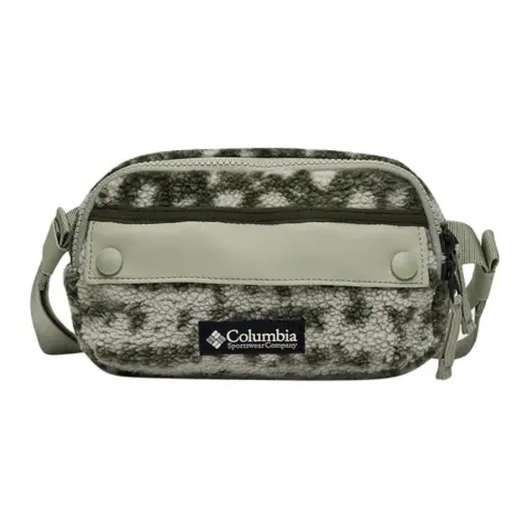 Columbia 1L One Shoulder Crossbody Fanny Pack Outdoor Bag Fabric Army Green Unisex
