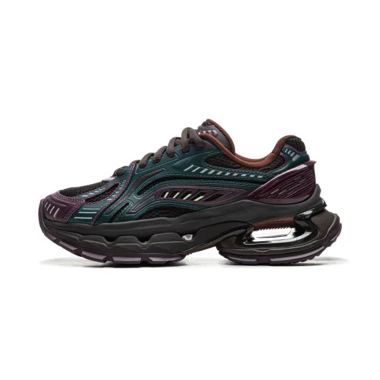 LiNing Furious Rider BOW Wear Resistant Low Top Casual Shoes Women's Greenish brown
