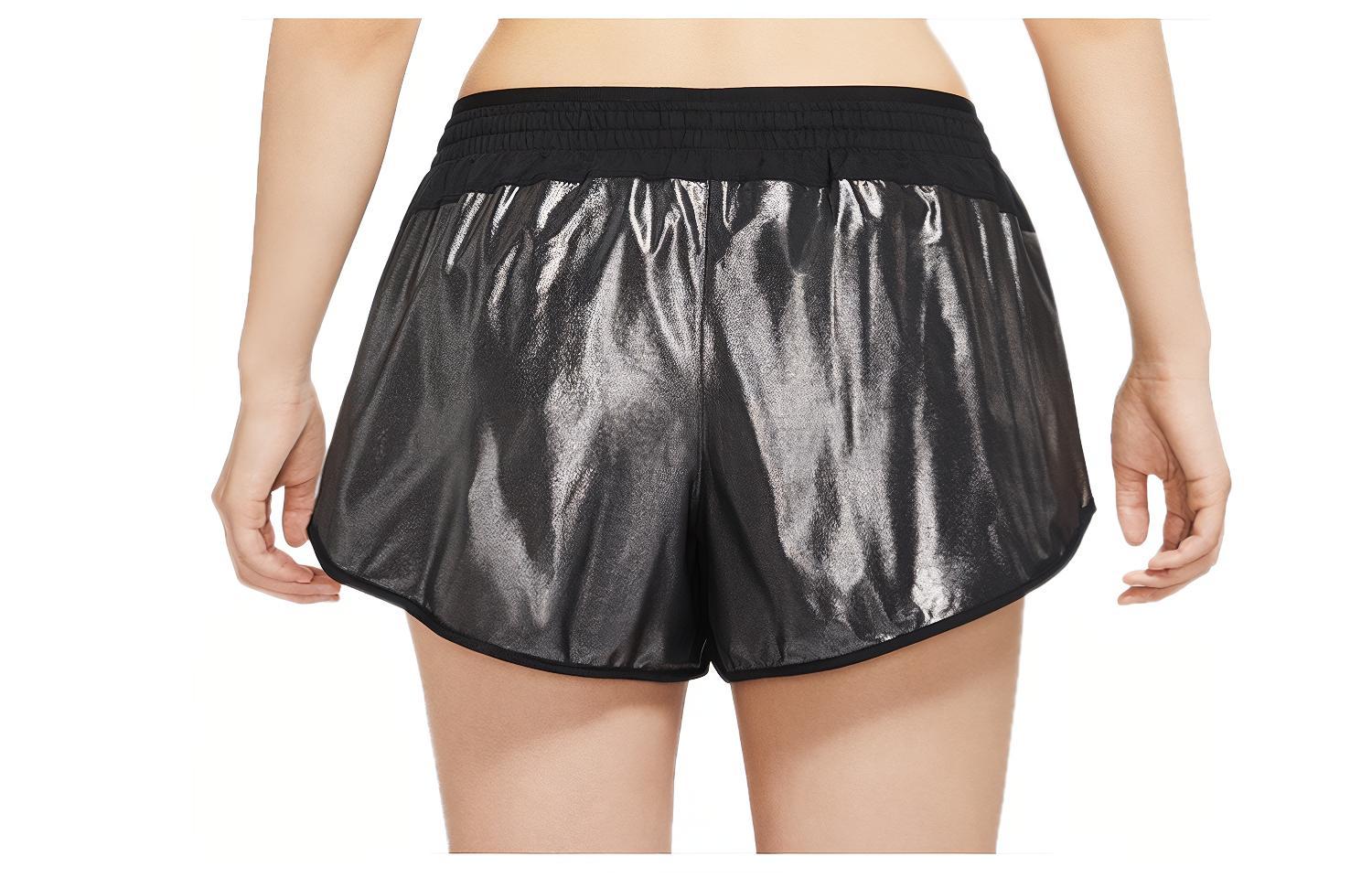 Женские шорты Nike Icon Clash Tempo Luxe (черные) — фото 2