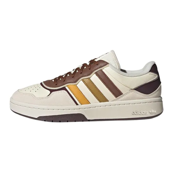 Adidas Originals Courtic Skateboard Shoes Unisex Low-Top White Beige