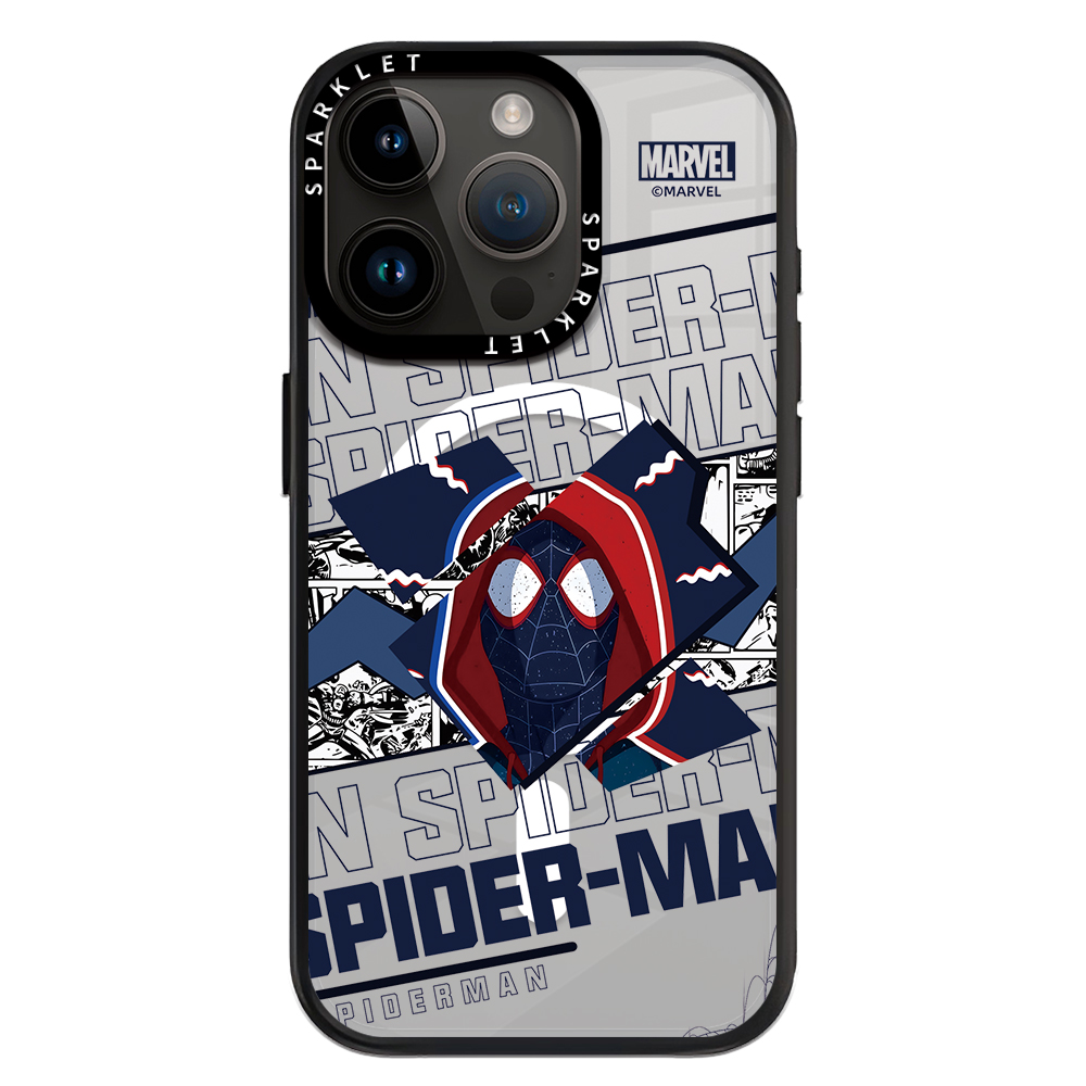 Disney Disney ABS+PC material Marvel Classic Spider-Man Parallel Universe Series Personalized Magnetic Replaceable Case Advanced Wireless Charging Mobile Phone Case Suitable for Apple 15/14/13 PRO/MAX