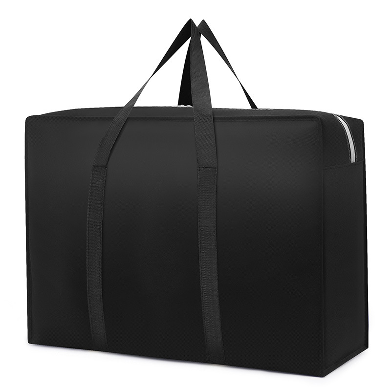 Handheld wear-resistant water repellent capacious travel bag non-woven cloth for moving, duvet, storage bag