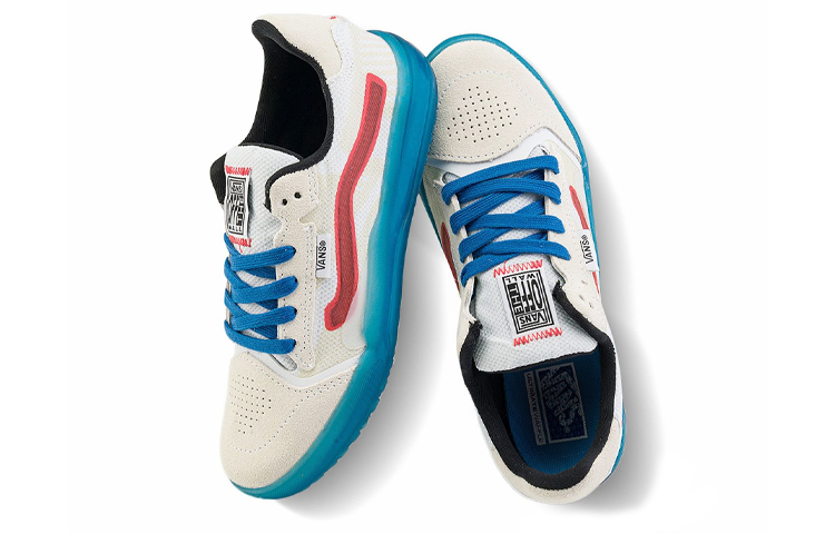 Кеды Vans Classics (бело-голубые) — фото 5
