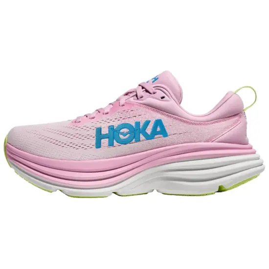 HOKA ONE ONE Bondi 8 Running Shoes Women's Low-Top Pink