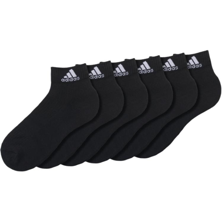 Adidas Crew Socks Unisex 6 Pack Black