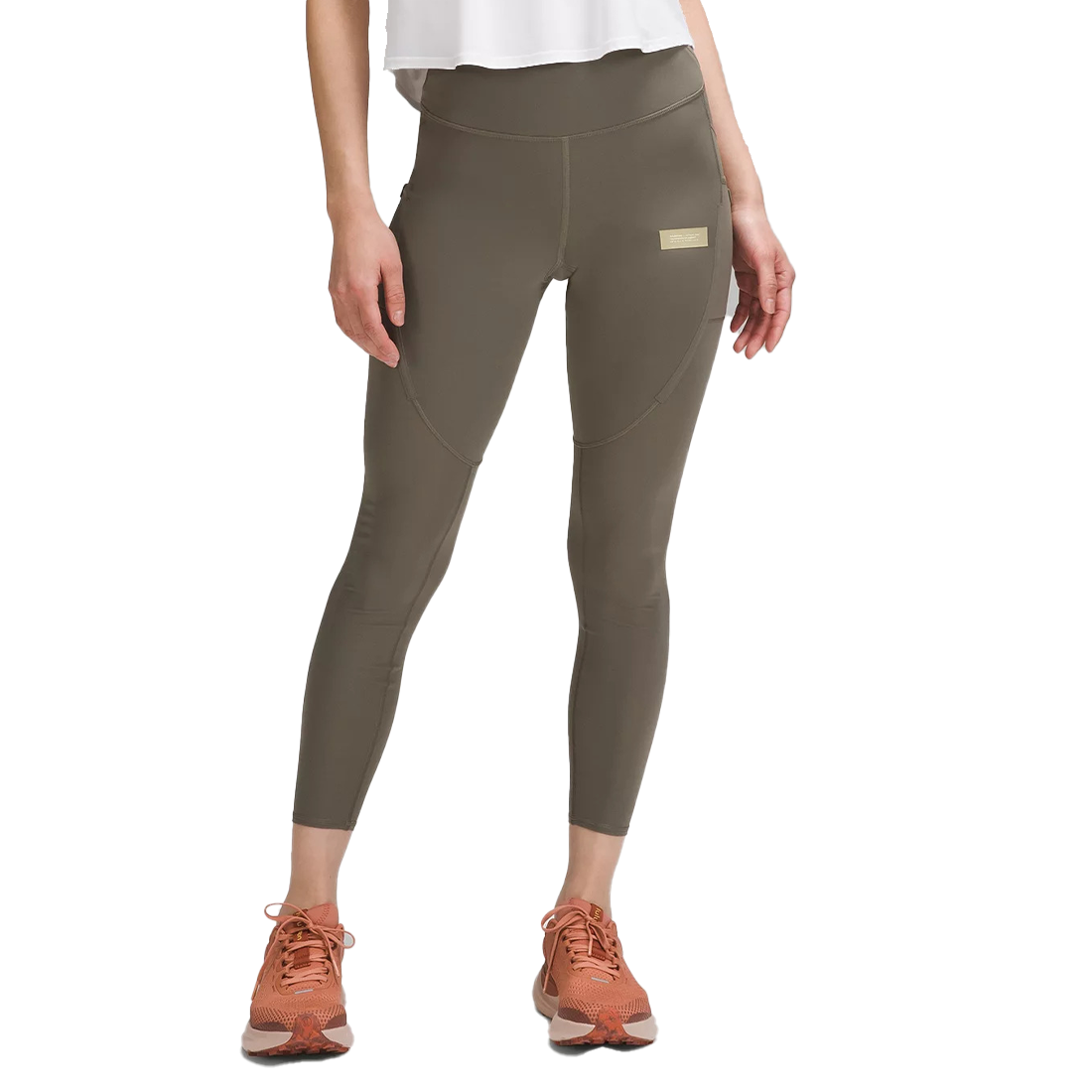 Lululemon Fast And Free Sports Pants Women’s Khaki Brown