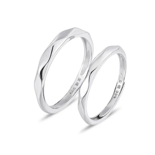 VANA S999 Fine Silver Rings Unisex