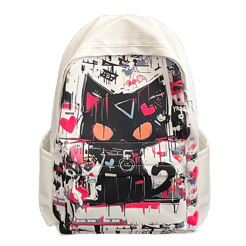 NX DOUGHNUT Nylon Backpack Regular Unisex Black/Red