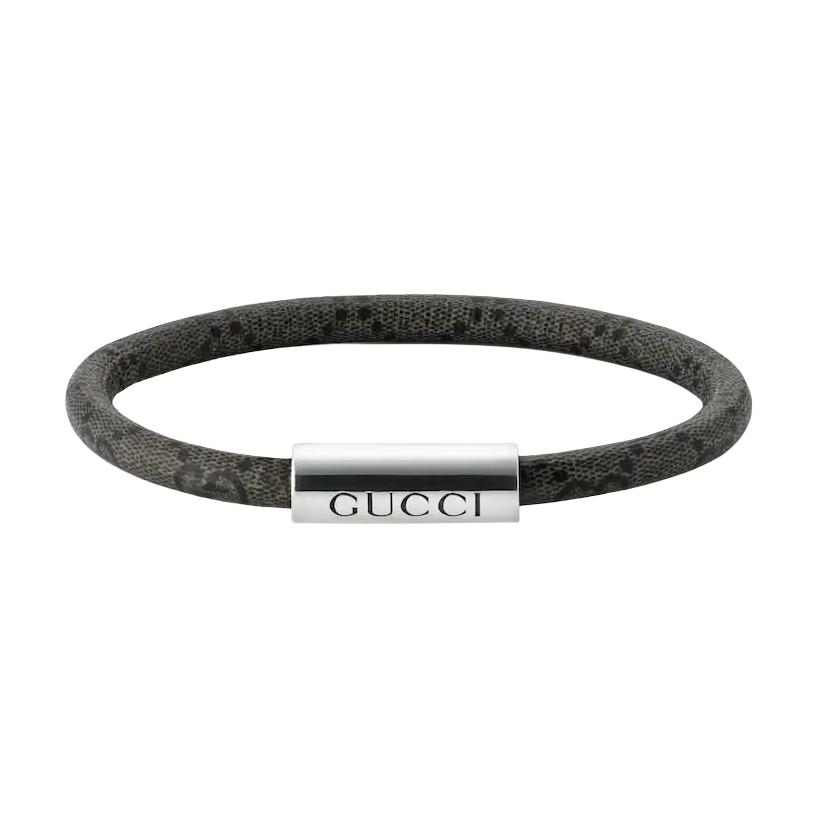 Браслет Gucci Trademark Logo 925 (серый)