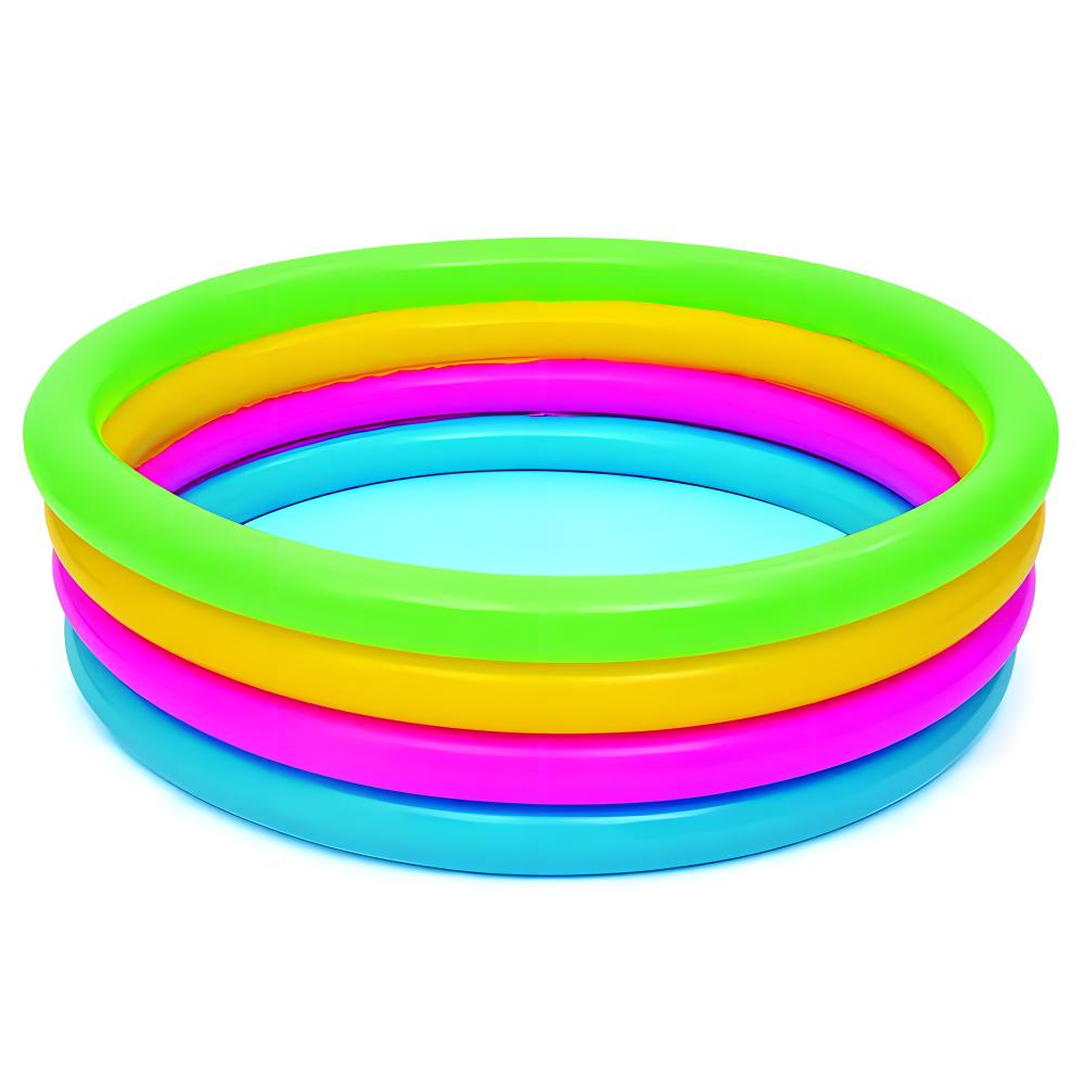 BESTWAY Durable quality inflatable multicoloured swimming pool, 157x