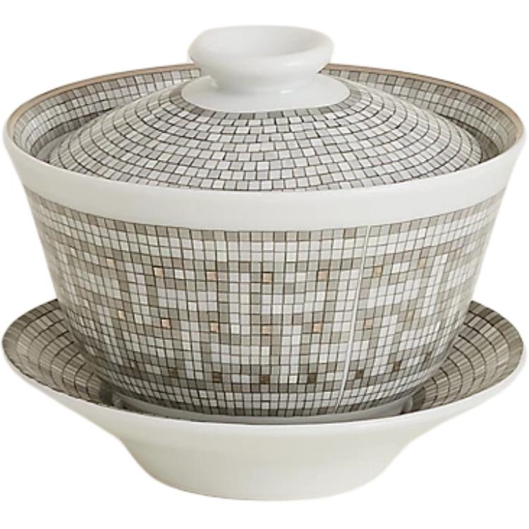 Чайная пара Hermes Mosaique au 24 (золотая)