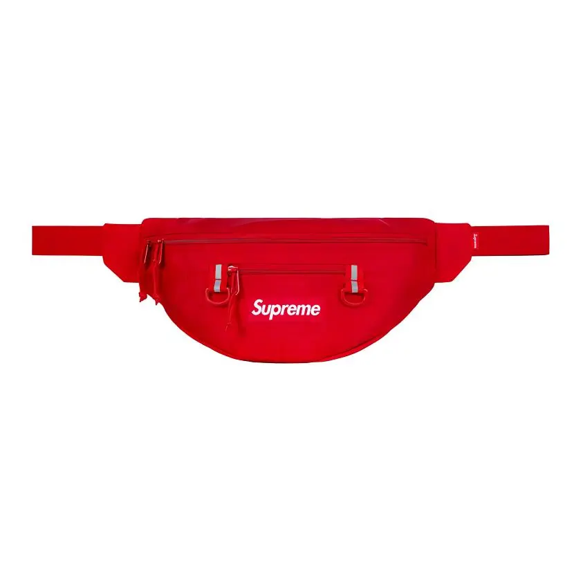 Supreme SS19 Nylon Sling Bag, Fanny Pack Unisex Red