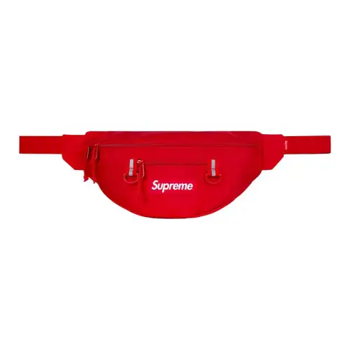 Supreme SS19 Nylon Sling Bag, Fanny Pack Unisex Red