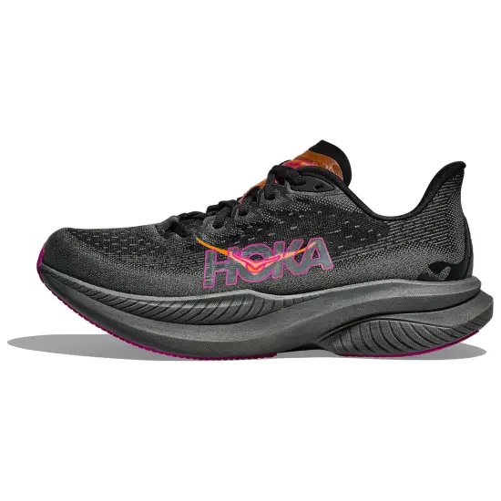 HOKA ONE ONE MACH 6 Anti-Slip Wear-Resistant Low-Top Running Shoes Women's Black