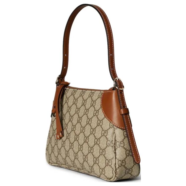 Женская сумка Gucci Emblem (коричневая) — фото 3