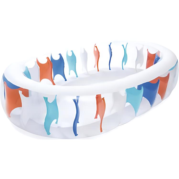 BESTWAY Comfortable, durable and high quality. Inflatable swimming pool 2.29m x 1.52m x 51cm. White for men and women.