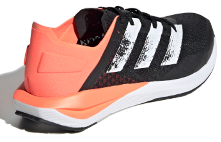 детские кроссовки adidas Rapidafaito Summer.Rdy J (черно-оранжевые) — фото 4