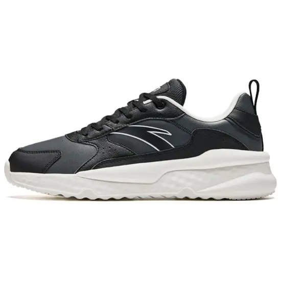 Anta Unruly Series Wear Resistant Slip Resistant Low Top Casual Shoes Men's Black