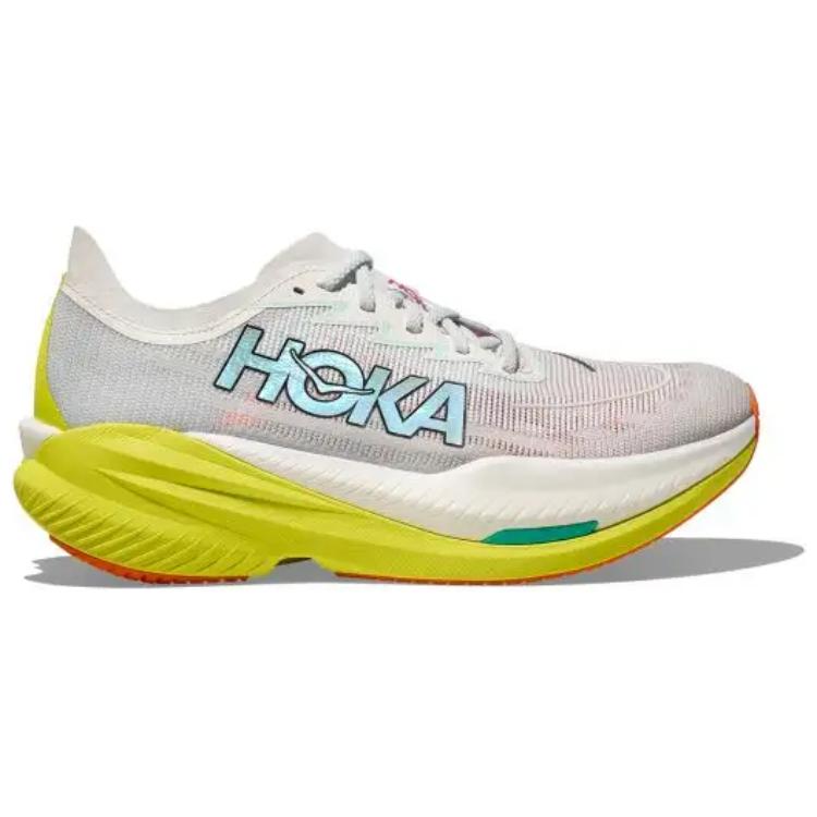 HOKA ONE ONE Mach X Slip Resistant Abrasion Resistant Low top Running Shoes Men’s Gray