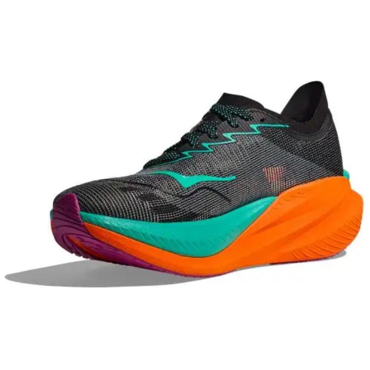 HOKA ONE ONE MACH X 2 Comfortable And Breathable Low top Casual Marathon Racing Running Shoes Men’s Black