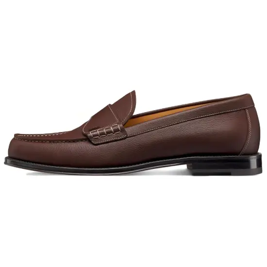 DIOR Granville Loafers Men Red Brown