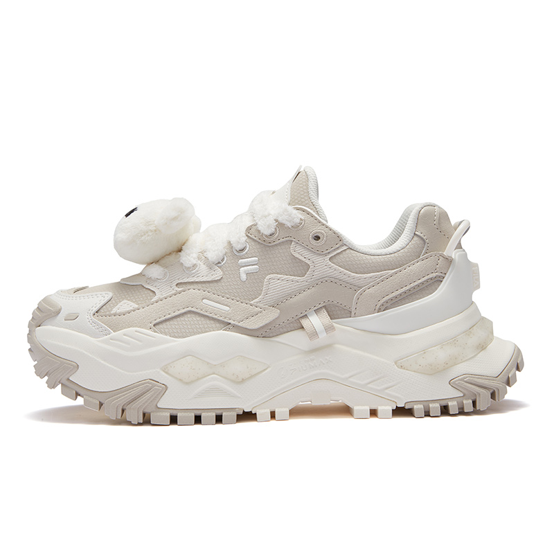 Женские кроссовки Fila FILA FUSION BIANCO (коричнево-белые)