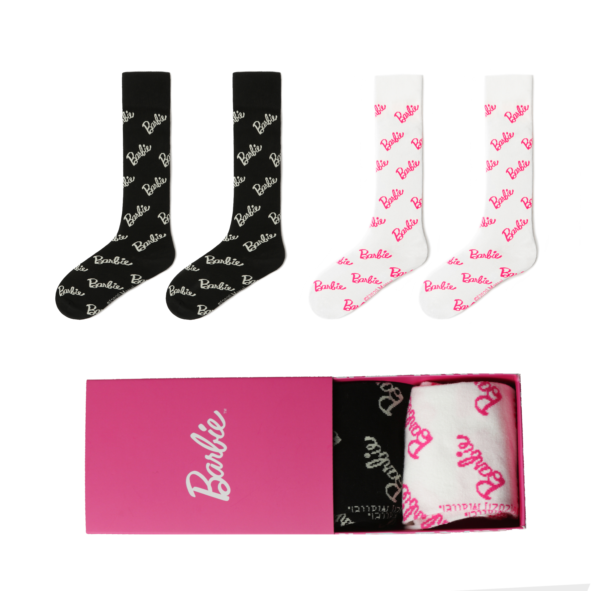 MISS CURIOSITY x Barbie Crew Socks Women’s