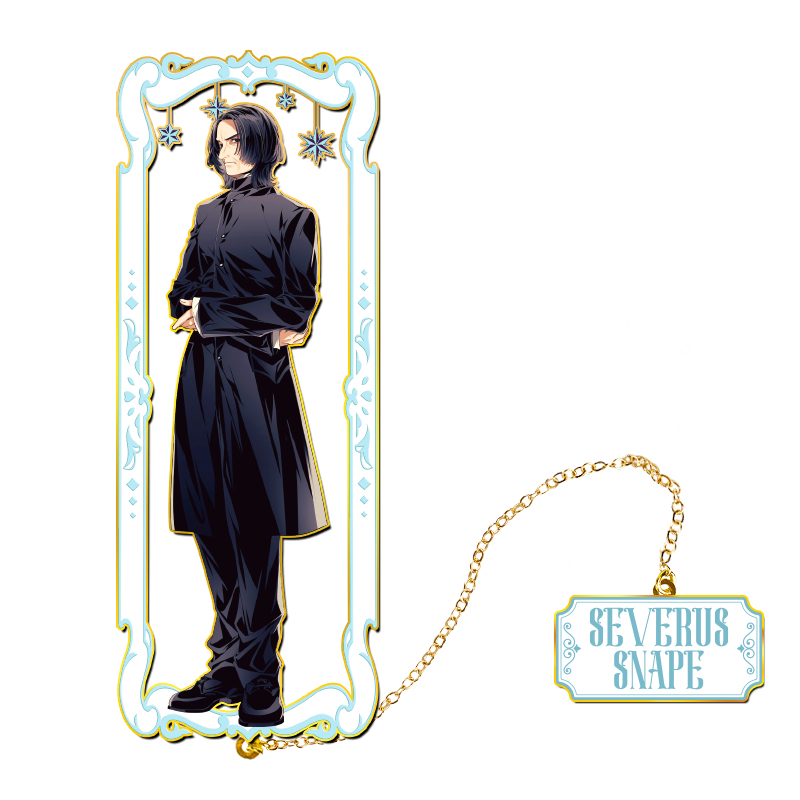 HARRY POTTER Harry Potter Ron Hermione Malfoy Snape Metal Magic Stationery Dress Character Series Bookmark