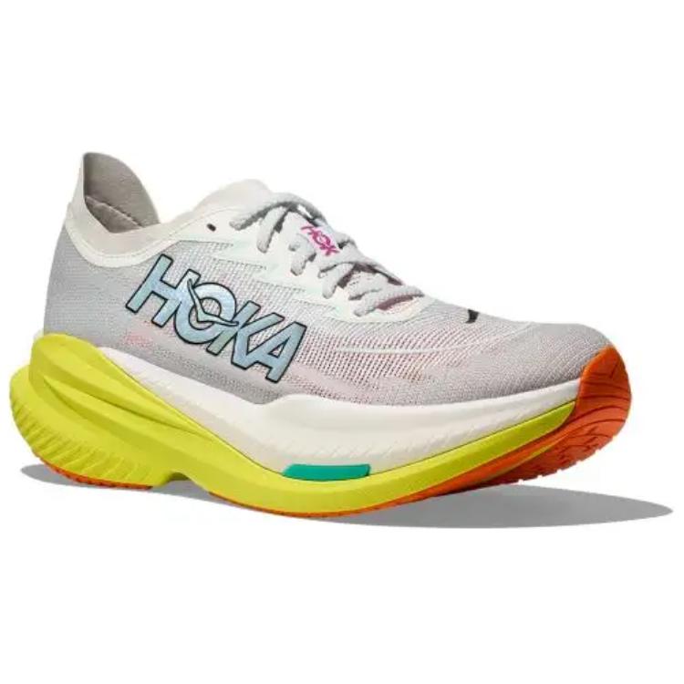 HOKA ONE ONE Mach X Slip Resistant Abrasion Resistant Low top Running Shoes Men’s Gray