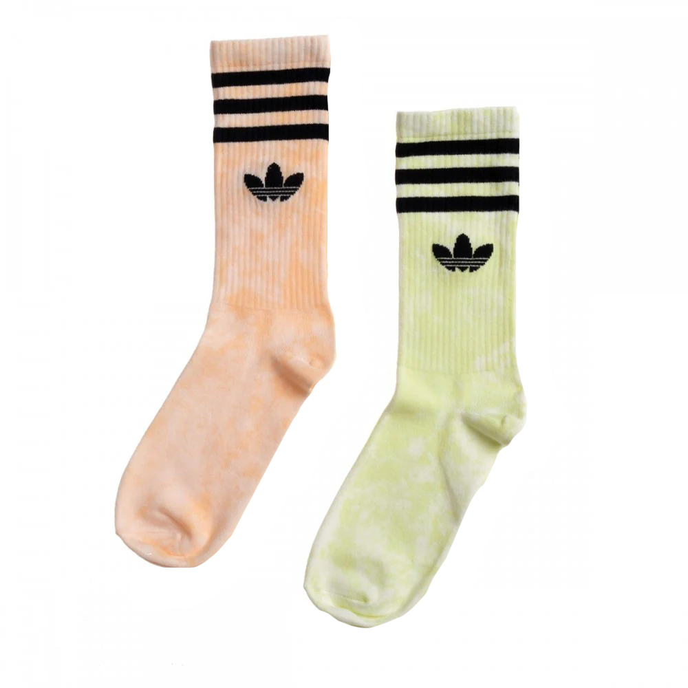 Adidas Originals Tie Dye Crew Socks Unisex 2 Pack