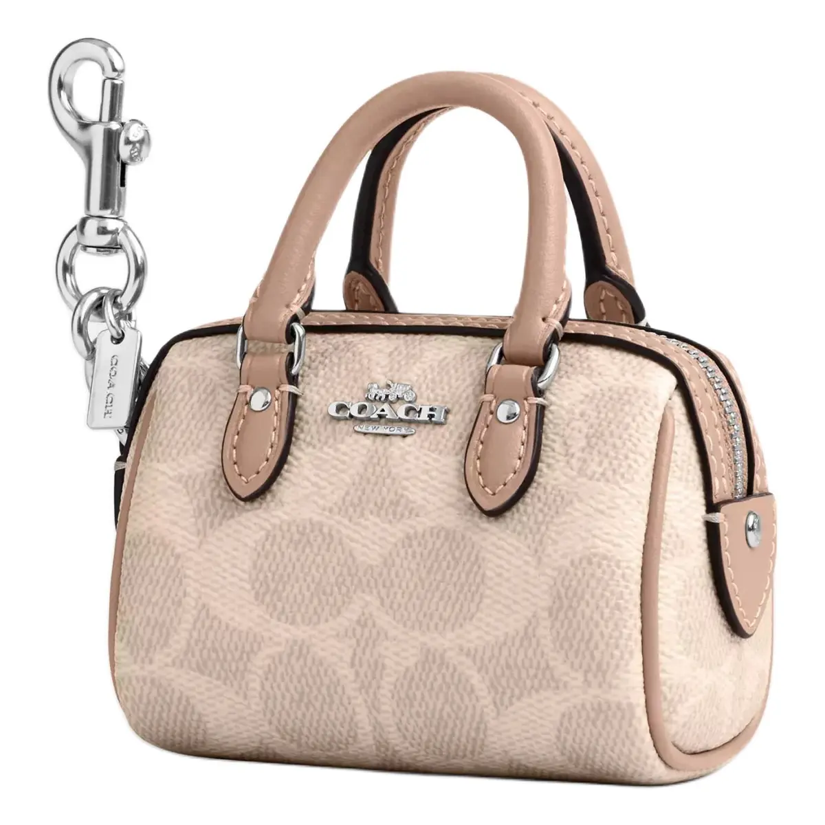 COACH Coated Canvas Bag Accessory Small Women's Sand
