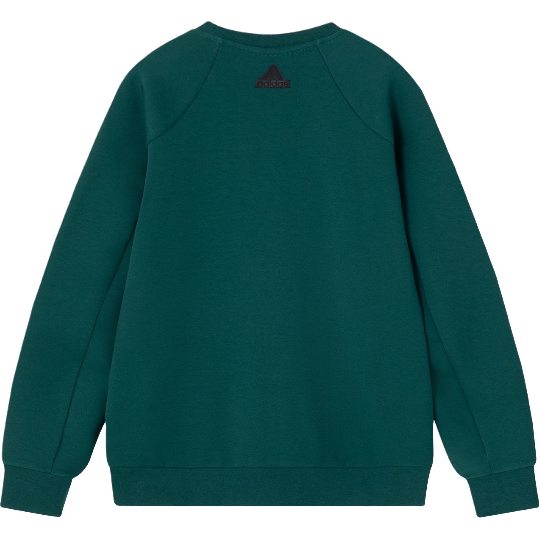 Мужское худи adidas FW24 JK KN CREW (зеленый) — фото 2