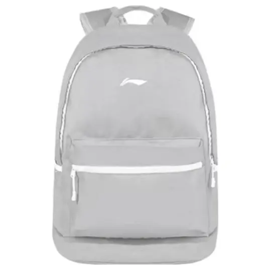 Li Ning Sports Life Collection Fabric Backpack Regular Unisex Cream Gray